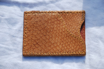Small leather card holder